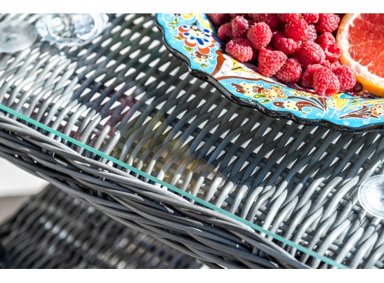 "Толедо" лаунж-зона из искусственного ротанга, цвет графит в Каменске-Уральском