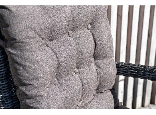 "Толедо" кресло плетеное с подушками, цвет графит в Каменске-Уральском