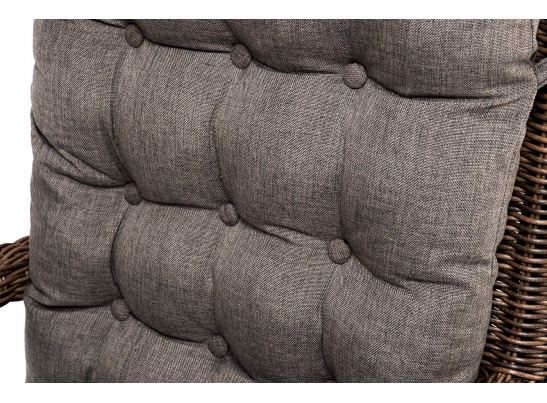 "Толедо" кресло плетеное с подушками, цвет коричневый в Каменске-Уральском