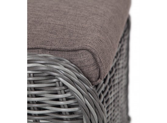 "Толедо" пуф плетеный, цвет графит в Каменске-Уральском