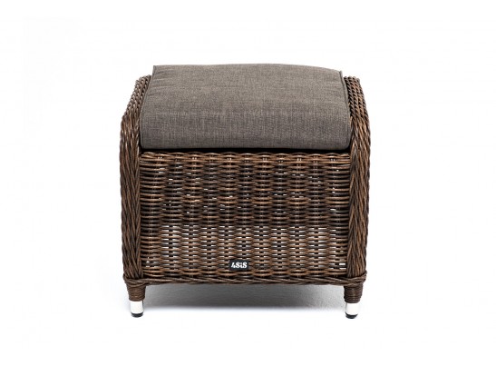 "Толедо" пуф плетеный, цвет коричневый в Каменске-Уральском