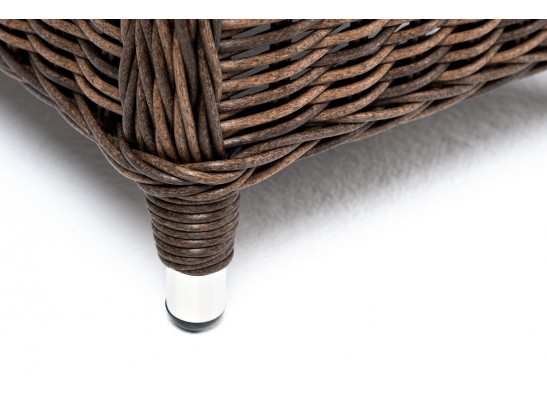 "Толедо" пуф плетеный, цвет коричневый в Каменске-Уральском