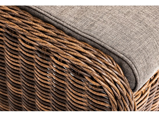 "Толедо" пуф плетеный, цвет коричневый в Каменске-Уральском