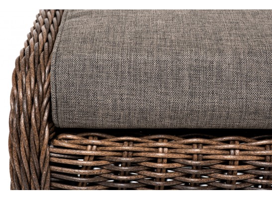 "Толедо" пуф плетеный, цвет коричневый в Каменске-Уральском