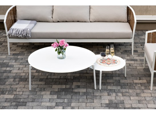 "Тоскана" лаунж-зона из искусственного ротанга, цвет соломенный в Каменске-Уральском