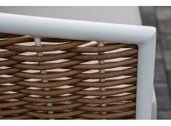 "Тоскана" лаунж-зона из искусственного ротанга, цвет соломенный в Каменске-Уральском