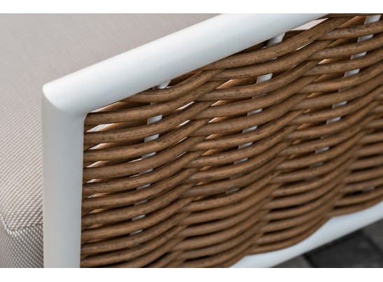 "Тоскана" лаунж-зона из искусственного ротанга, цвет соломенный в Каменске-Уральском