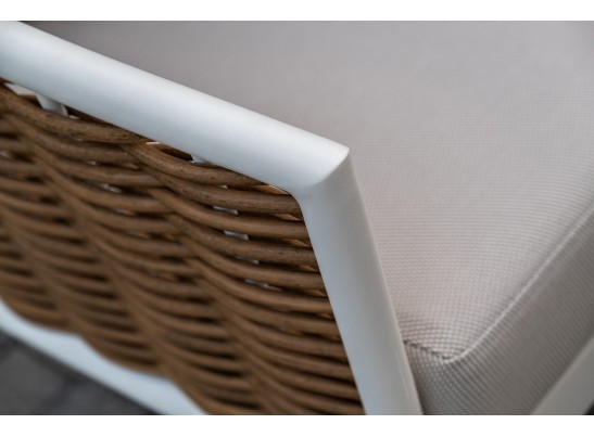 "Тоскана" лаунж-зона из искусственного ротанга, цвет соломенный в Каменске-Уральском