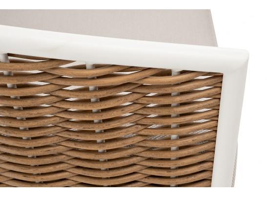 "Тоскана" лаунж-зона из искусственного ротанга, цвет соломенный в Каменске-Уральском