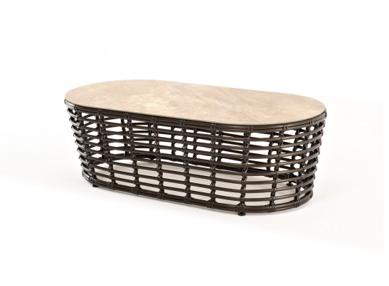 "Валенсия" журнальный столик из искусственного ротанга, цвет бронзовый в Каменске-Уральском