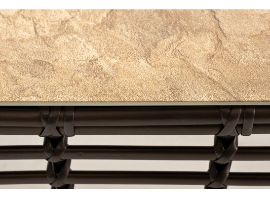 "Валенсия" журнальный столик из искусственного ротанга, цвет бронзовый в Каменске-Уральском