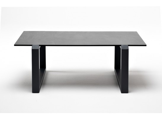 "Варадеро" журнальный стол из HPL 110х60 H43, каркас алюминий темно-серый (RAL 7024), цвет столешницы "серый гранит" в Каменске-Уральском