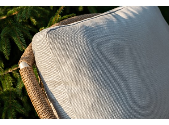 "Венеция" лаунж-зона из искусственного ротанга, цвет соломенный в Каменске-Уральском