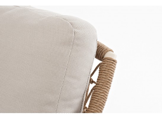 "Венеция" лаунж-зона из искусственного ротанга, цвет соломенный в Каменске-Уральском