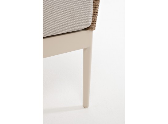 "Венеция" лаунж-зона из искусственного ротанга, цвет соломенный в Каменске-Уральском