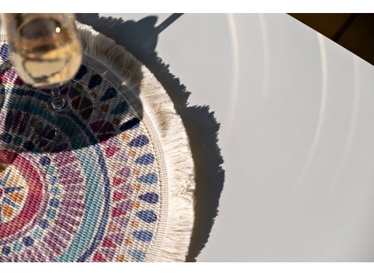 "Верона" лаунж-зона 5-местная плетеная из роупа (веревки), каркас алюминиевый белый, роуп бежевый в Каменске-Уральском