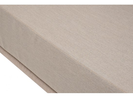 "Верона" лаунж-зона 5-местная плетеная из роупа (веревки), каркас алюминиевый белый, роуп бежевый в Каменске-Уральском