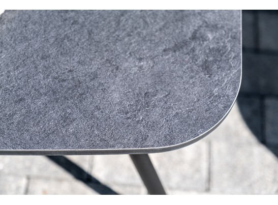 "Верона" лаунж-зона 5-местная плетеная из роупа (веревки), каркас алюминиевый темно-серый, роуп темно-серый в Каменске-Уральском