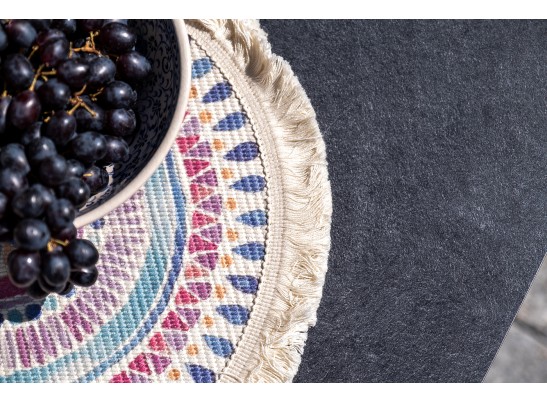 "Верона" лаунж-зона 5-местная плетеная из роупа (веревки), каркас алюминиевый темно-серый, роуп темно-серый в Каменске-Уральском