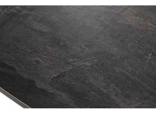 "Верона" журнальный стол из HPL 120х65, H40, каркас черный муар, цвет столешницы "серый гранит" в Каменске-Уральском