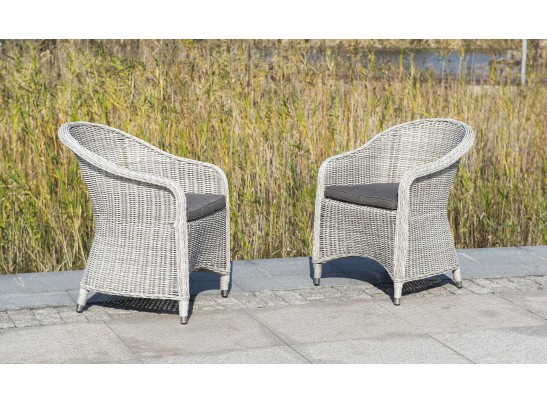 "Равенна" плетеное кресло из искусственного ротанга, цвет бежевый в Каменске-Уральском