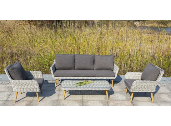 "Прованс" столик журнальный из ротанга, цвет бежевый в Каменске-Уральском