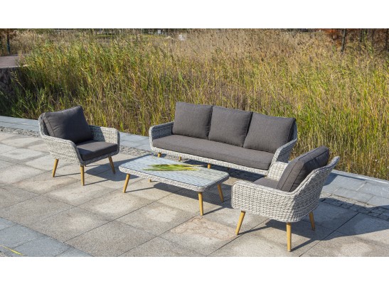 "Прованс" столик журнальный из ротанга, цвет бежевый в Каменске-Уральском