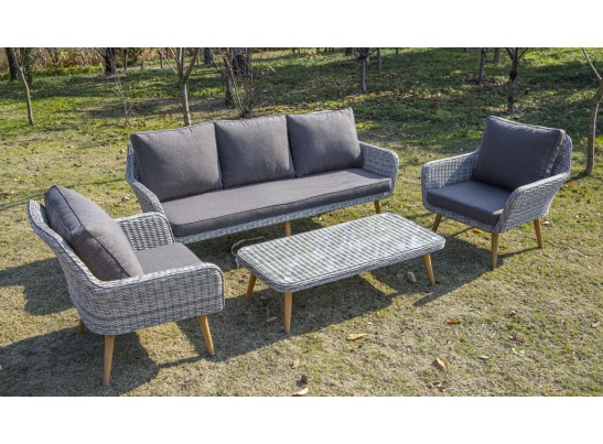 "Прованс" кресло из искусственного ротанга, цвет бежевый в Каменске-Уральском