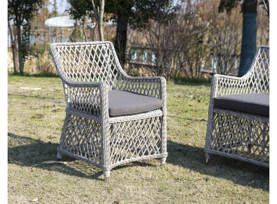 "Латте" плетеное кресло из искусственного ротанга, цвет бежевый в Каменске-Уральском