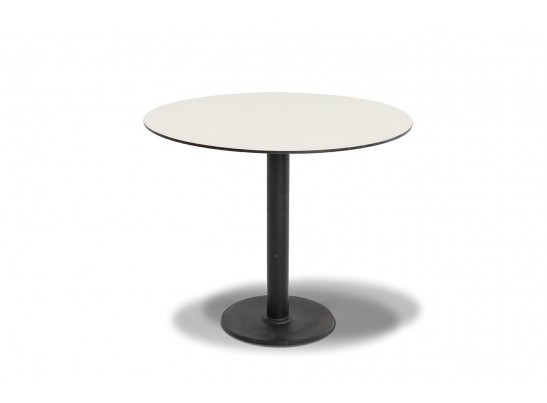 "Каффе" интерьерный стол из HPL круглый Ø63см, цвет молочный в Каменске-Уральском