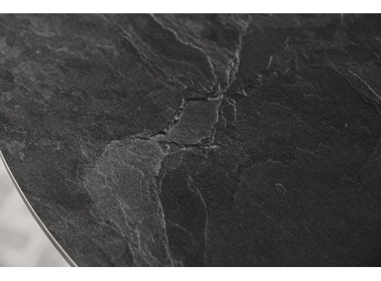 "Конте" интерьерный стол из HPL круглый Ø90см, цвет "серый гранит" в Каменске-Уральском