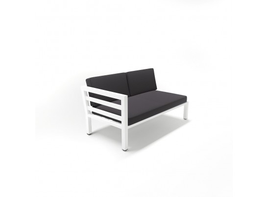 "Глория" модуль диванный правый, каркас из алюминия в Каменске-Уральском