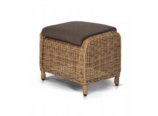 "Толедо" пуф плетеный, цвет соломенный в Каменске-Уральском