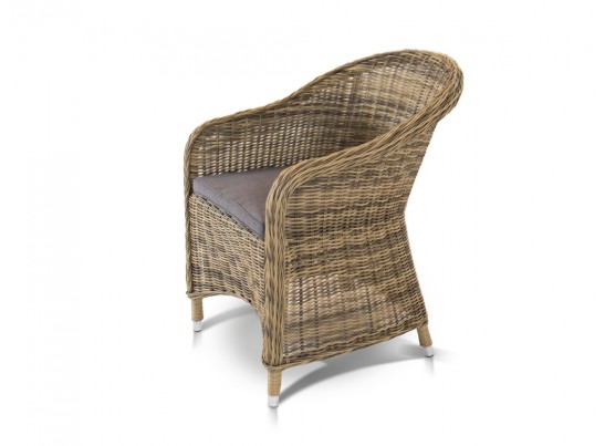 "Базелла" обеденная группа из искусственного ротанга, цвет коричневый в Каменске-Уральском