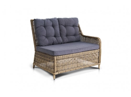 "Бергамо" плетеный левый модуль дивана, цвет соломенный в Каменске-Уральском