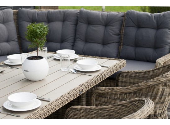 "Бергамо" модульный диван из ротанга, цвет соломенный в Каменске-Уральском