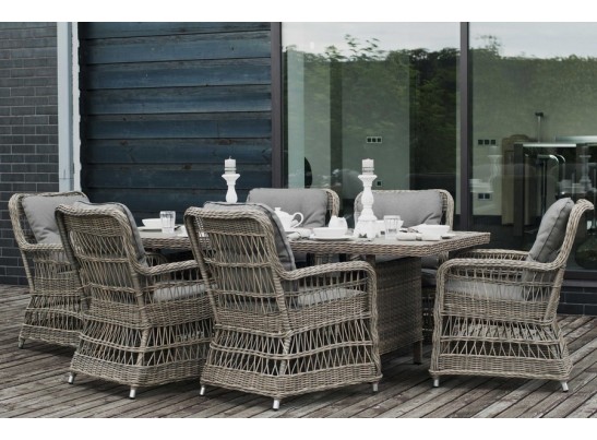 "Цесена" обеденная группа плетеная из искусственного ротанга в Каменске-Уральском