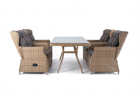 "Кьянти" обеденная группа из искусственного ротанга в Каменске-Уральском