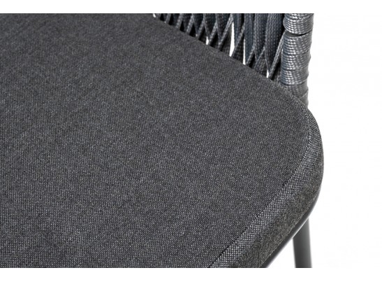 "Диего" обеденная группа на 4 персоны со стульями "Бордо" плетения колос, столешница "серый гранит" в Каменске-Уральском