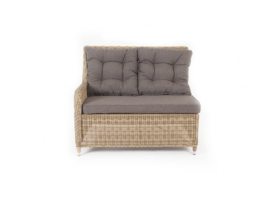 "Бергамо" плетеный правый модуль дивана, цвет соломенный в Каменске-Уральском