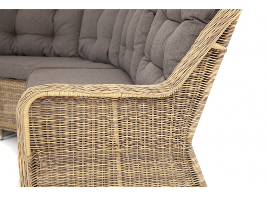 "Бергамо" модульный диван из ротанга, цвет соломенный в Каменске-Уральском