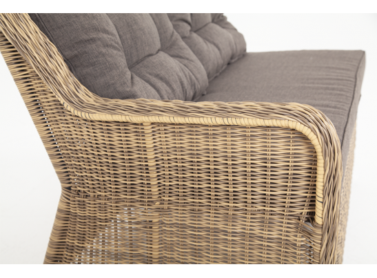 "Бергамо" плетеный правый модуль дивана, цвет соломенный в Каменске-Уральском