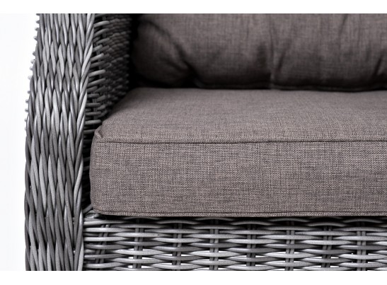 "Форио" кресло раскладное плетеное, цвет графит в Каменске-Уральском