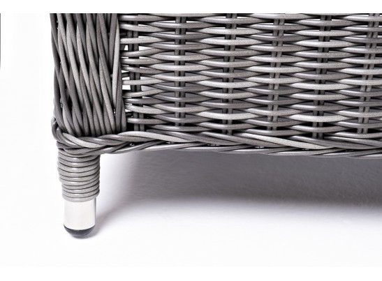 "Форио" кресло раскладное плетеное, цвет графит в Каменске-Уральском