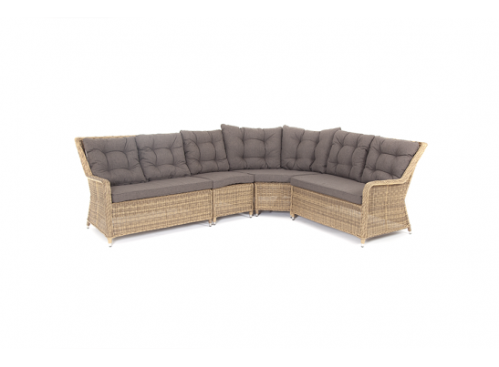 "Бергамо" модульный диван из ротанга, цвет соломенный в Каменске-Уральском