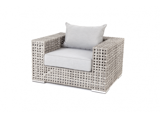 "Тито" плетеное кресло из искусственного ротанга, цвет серый в Каменске-Уральском