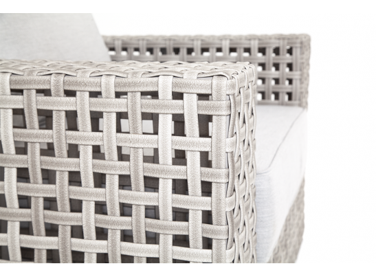 "Тито" плетеное кресло из искусственного ротанга, цвет серый в Каменске-Уральском