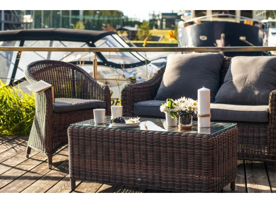 "Кон Панна С" лаунж зона из искусственного ротанга, цвет коричневый в Каменске-Уральском