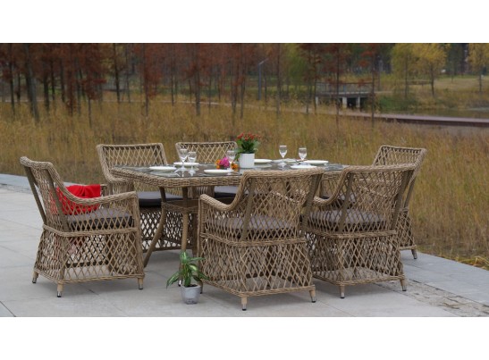 "Латте" плетеное кресло из искусственного ротанга, цвет соломенный в Каменске-Уральском