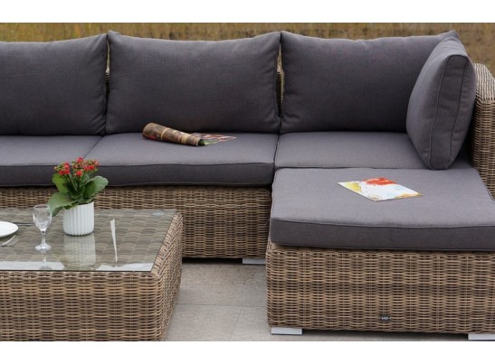 "Лунго" модуль диванный прямой с подушками, цвет соломенный в Каменске-Уральском